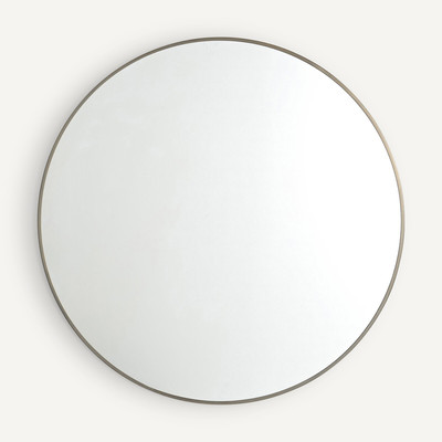 Miroir métal acier laiton vieilli Ø100 cm Caligone AM.PM