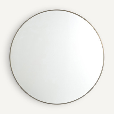 Miroir métal acier laiton vieilli Ø100 cm Caligone AM.PM