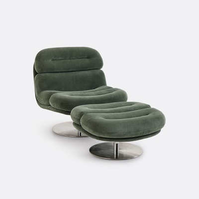 Draaibare fauteuil met voetensteun, Marlon LA REDOUTE INTERIEURS