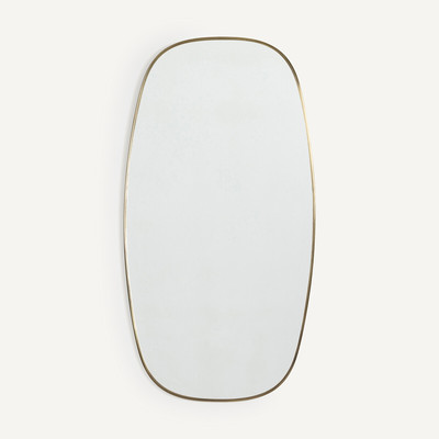 Miroir cadre laiton vieilli H100cm, Caligone AM.PM