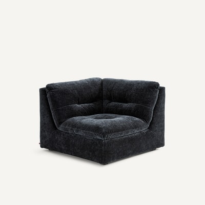 Modulaire 90° hoek in chenille fluweel, GIULIANO AM.PM