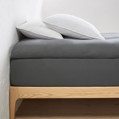 Hoeslaken in jersey voor topdekmatras, 30% recycled katoen LA REDOUTE INTERIEURS