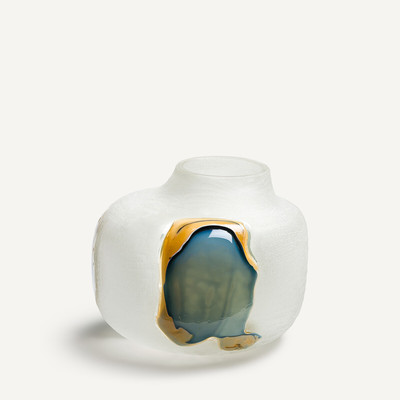 Vase en verre soufflé bouche H19 cm, Laga AM.PM