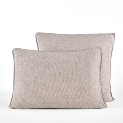 Skampos European Washed Linen Pillowcase AM.PM