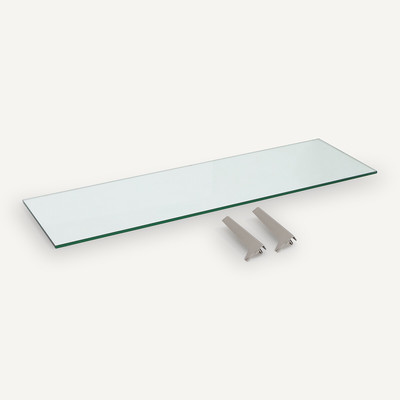 Regalboden Archivita XL, gehärtetes Glas, B. 110 cm AM.PM