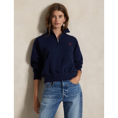 Sweat com gola polo e fecho POLO RALPH LAUREN