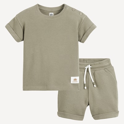 Ensemble t-shirt manches courtes et short LA REDOUTE COLLECTIONS