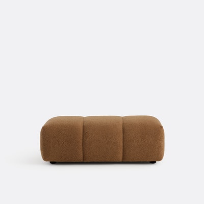 XL poef, dikke bouclé stof, L109 cm, Nuria LA REDOUTE INTERIEURS