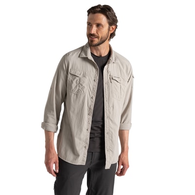 Chemise unie manches longues ADVENTURE CRAGHOPPERS