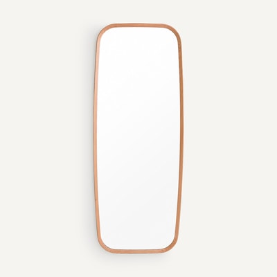 Miroir rectangulaire chêne massif, H180 cm, Orion AM.PM