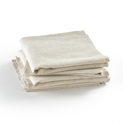 Set of 4 Linette Linen Table Napkins AM.PM
