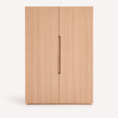 Élément armoire avec étagères pour dressing modulable, en plaqué chêne, EVORIA AM.PM