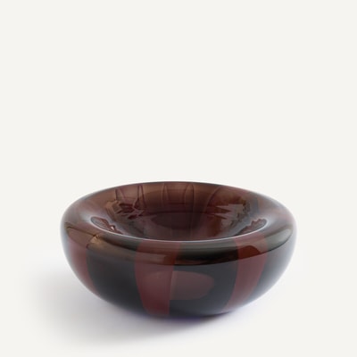 Mondgeblazen glazen opbergbakje, CALDONE AM.PM