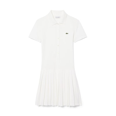 Geplooide polojurk met korte mouwen LACOSTE