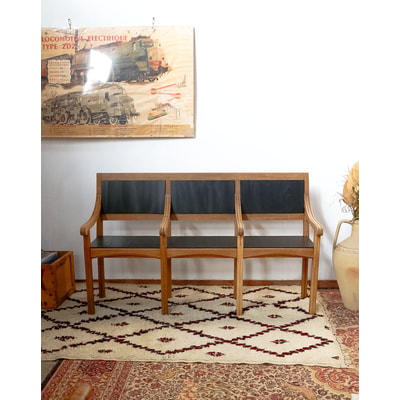Banc en bois Antoine N°331 - Bon état DEBONGOUT