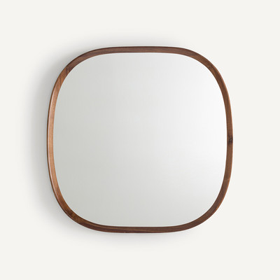 Miroir organique noyer massif, H80cm, Orion AM.PM