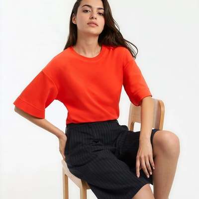 T-Shirt mit lockerer Passform, Signature PAUL LA REDOUTE COLLECTIONS