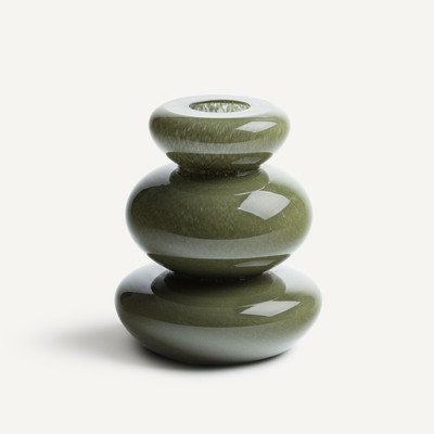 Vase Fysa, mundgeblasenes Glas, H. 20 cm AM.PM