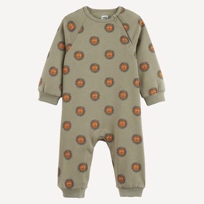 Combinaison longue en molleton, imprimé têtes de lion LA REDOUTE COLLECTIONS