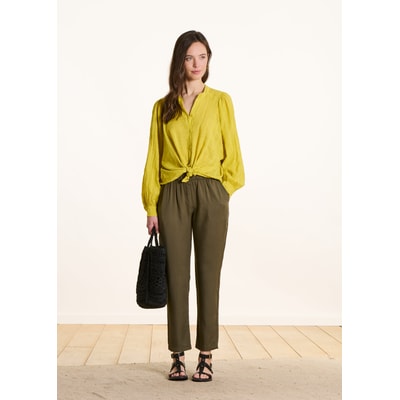 Pantalon fluide en lyocell LA FEE MARABOUTEE
