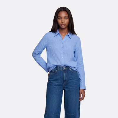 Langärmelige Leinenbluse LA REDOUTE COLLECTIONS