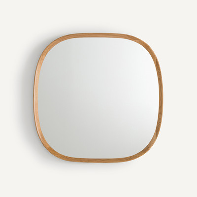 Miroir organique chêne massif, H80cm, Orion AM.PM