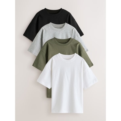 T-shirt à manches courtes, lot de 4 NEXT