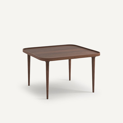 Salontafel in massief notenhout Magosia, groot model AM.PM