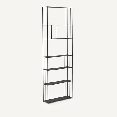 Libreria metallo acciaio H240 cm, Parallel XL slim AM.PM