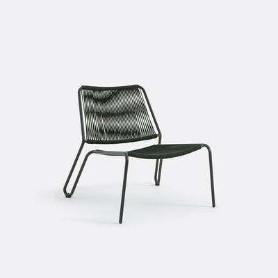 Fauteuil bas de jardin, en corde tressée, MASIX LA REDOUTE INTERIEURS