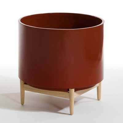 Cache-pot sur pied en hévéa H45cm, Florian AM.PM