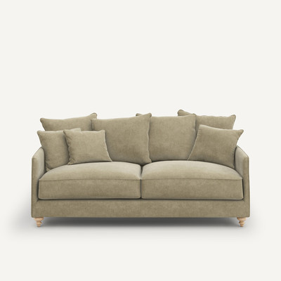 Sofá-cama em veludo stonewashed, Lazare AM.PM