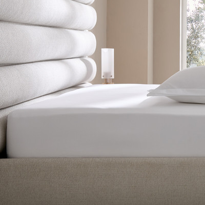 Galor Cotton Sateen Fitted Sheet with 30cm Flap AM.PM