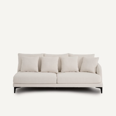 Demi-canapé 3 places en toile polyester, MODERNISTE, design Emmanuel Gallina AM.PM X EMMANUEL GALLINA