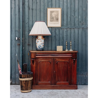 Buffet fin en bois foncé Gilbert N°605 - Bon état DEBONGOUT