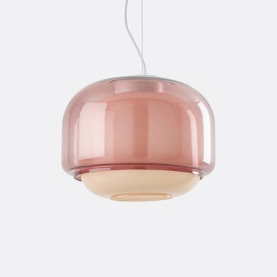 Hanglamp van gekleurd glas Ø30,5 cm, KINOKO LA REDOUTE INTERIEURS