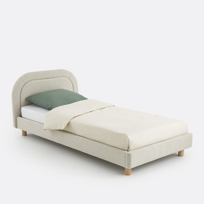Bed in bouclé met lattenbodem, Kiera LA REDOUTE INTERIEURS