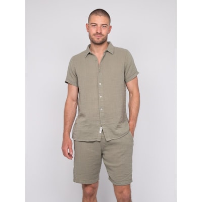 Chemise Manches Courtes Coton Doumaki RITCHIE