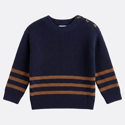 Trui met ronde hals in grof tricot LA REDOUTE COLLECTIONS