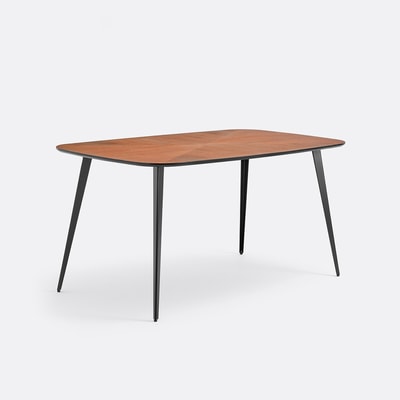 Mesa de jantar, vintage marchetada, 6 pessoas, WATFORD LA REDOUTE INTERIEURS