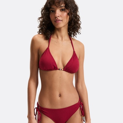Triangel bikini-bh van structuurstof LA REDOUTE COLLECTIONS