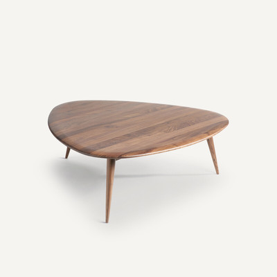 Table basse noyer massif, Théoleine, grand modèle AM.PM