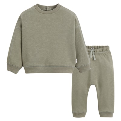 Ensemble 2 pièces sweat col rond et pantalon molleton chaud LA REDOUTE COLLECTIONS