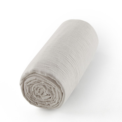 Drap-housse double gaze de coton bio, Tamia AM.PM