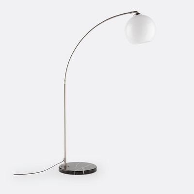 Lampa podłogowa Bowata Steel, Marble and Acrylic Arc LA REDOUTE INTERIEURS