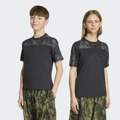 T-shirt met korte mouwen en camouflageprint adidas Performance