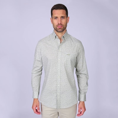 Chemise fleurie Henrik MISE AU GREEN