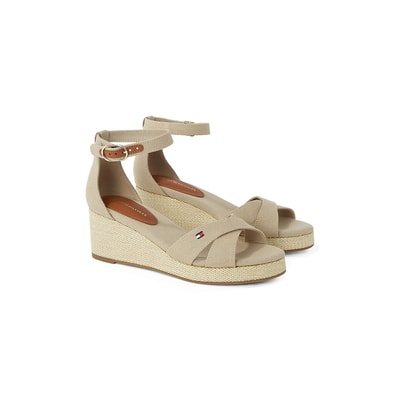 Gekruiste sandalen met sleehak Flag TOMMY HILFIGER