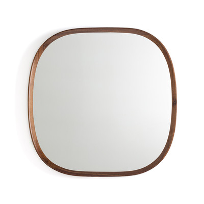 Miroir organique noyer massif, H80cm, Orion AM.PM