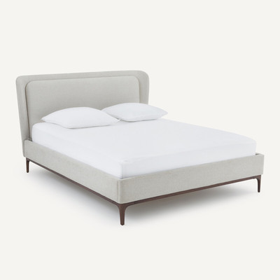 Bed met hoofdbord en lattenbodem, Jabote AM.PM